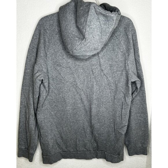 Jordan Hoodie Mens Large Gray Fleece Lined Pullover Jumpman Logo Basketball Nike - Picture 2 of 10